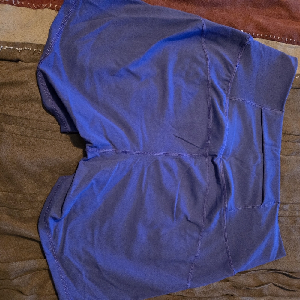Women's Blue ADIDAS Athletic Shorts. Never Worn! - Picture 2 of 5